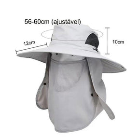 Chapéu de Pesca e Camping Proteção Uv - Fisherman